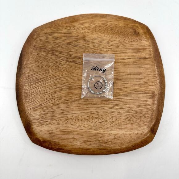 Anxiety Relief Stress Fidget Rotatable Ring Silver Plated Jewelry Metal Size 10 - Picture 3 of 3